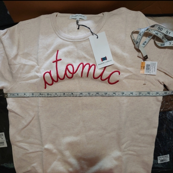 MAISON LABICHE Sun Sand Atomic Sweatshirt MADE IN PORTUGAL - Picture 3 of 4